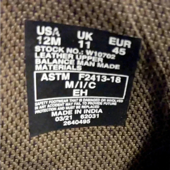 NWT WOLVERINE WELLINGTON BROWN WORK BOOTS - STEEL TOE - SIZE USA MEN 12M - Picture 3 of 9